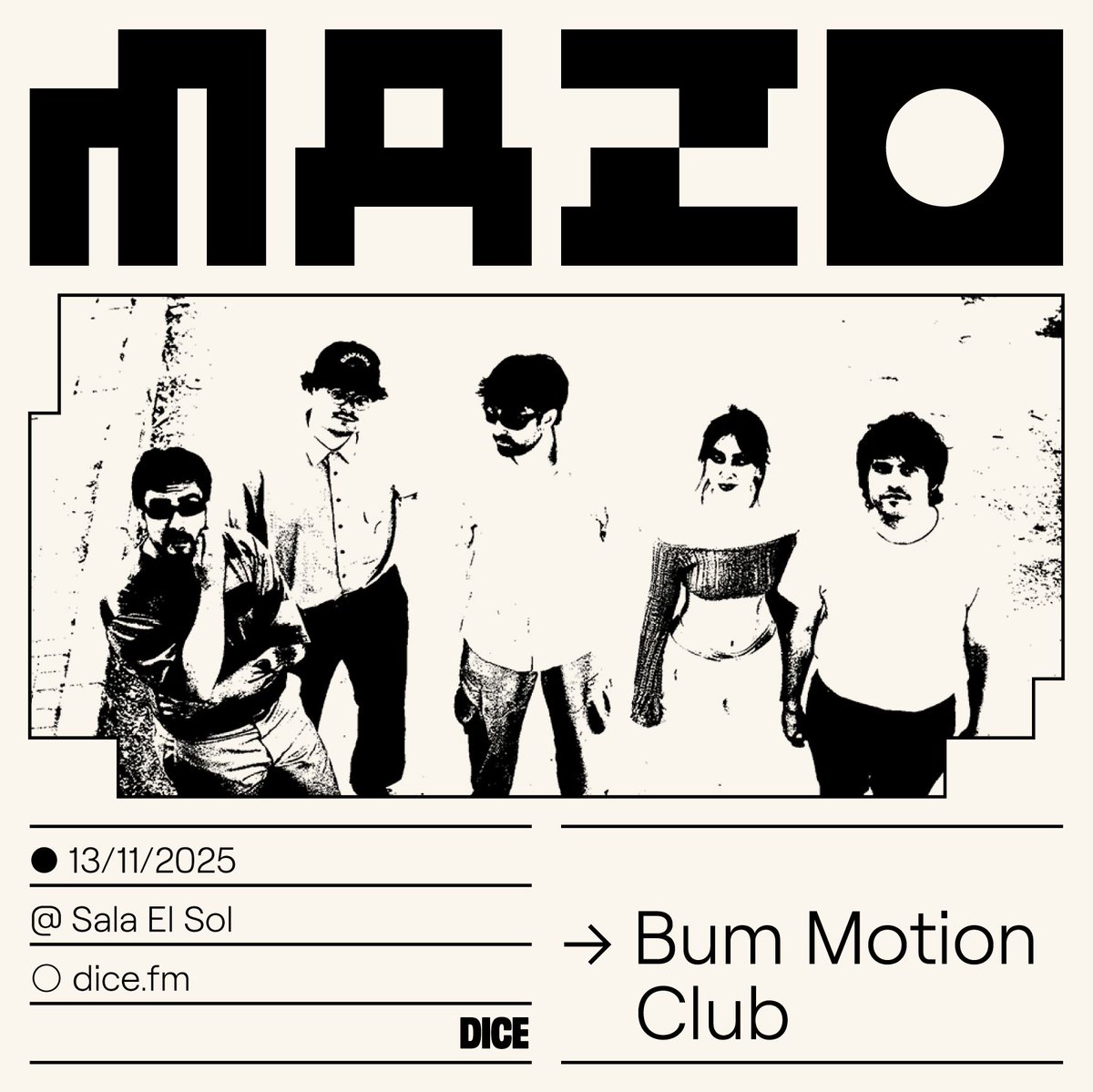 𝘽𝙪𝙢 𝙈𝙤𝙩𝙞𝙤𝙣 𝘾𝙡𝙪𝙗 (@bummotionclub) on Twitter photo TODO NUEVO DISCO MERECE UNA BUENA PRESENTACIÓN.
ARRANCAMOS EN MADRID, ARRANCAMOS EN CASA.
🏀 13 DE NOVIEMBRE 🏀
PILLA AQUI TU TICKET. VA A SER HISTÓRICO. <a href="/MazoMadriz/">MAZO Madriz</a>
link.dice.fm/PiXgUKRskUb?sh… TODO NUEVO DISCO MERECE UNA BUENA PRESENTACIÓN.
ARRANCAMOS EN MADRID, ARRANCAMOS EN CASA.
🏀 13 DE NOVIEMBRE 🏀
PILLA AQUI TU TICKET. VA A SER HISTÓRICO. <a href="/MazoMadriz/">MAZO Madriz</a>
link.dice.fm/PiXgUKRskUb?sh…