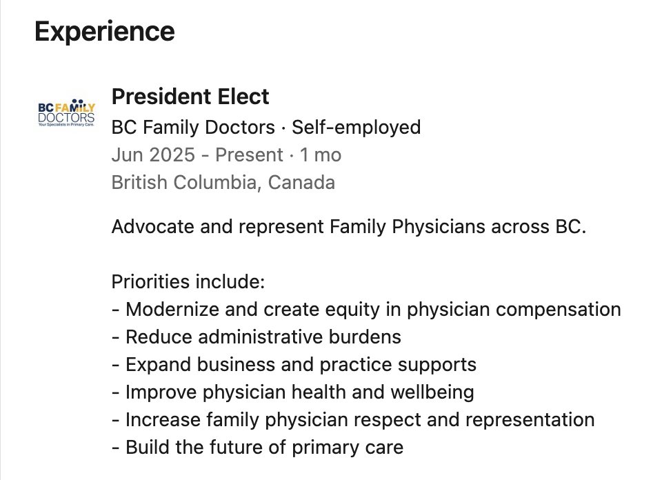 Dr. Birinder Narang MBBS CCFP (@birindernarang) on Twitter photo Next endeavour.
Look forward to our work together over the next few years <a href="/BCFamilyDoctors/">BC Family Doctors</a>!
#bcpoli Next endeavour.
Look forward to our work together over the next few years <a href="/BCFamilyDoctors/">BC Family Doctors</a>!
#bcpoli