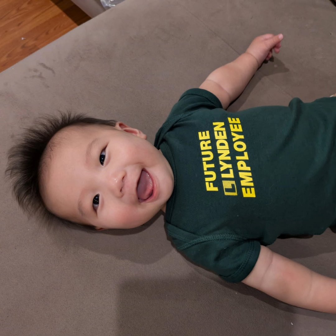 Everett shared this adorable photo of his nephew - looks like someone is following in the family footsteps!

#Lynden #transportation #shipping #logistics