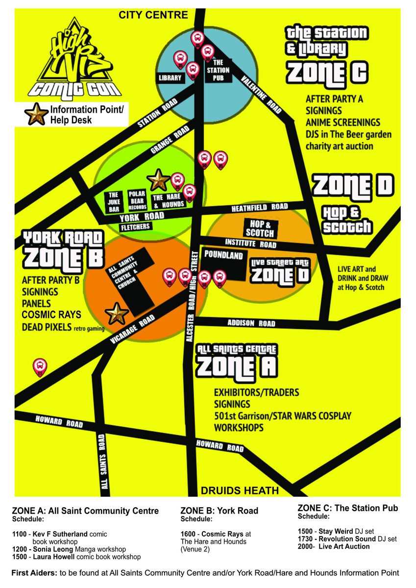 What to know more about this weekend's High Vis Comic Con? Check out our new website now: tinyurl.com/3kbe3t37