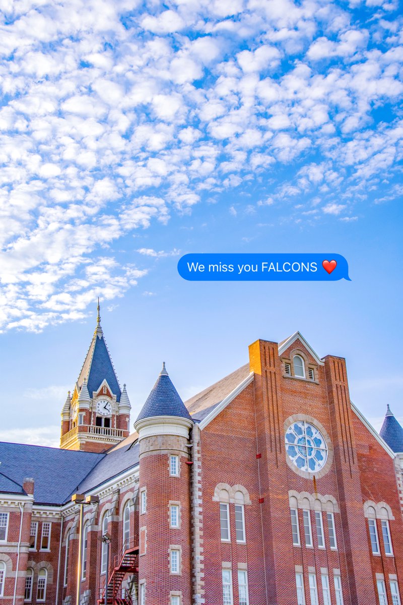 Campus isn’t the same without you ! 🦅🏘️
Missing our Falcon family a little extra this summer 💛

#summer #friendsu #campuslife #myfriendsu #summerbreak
 #FalconFamily #SummerVibes #UniversityFriends #StudentLife