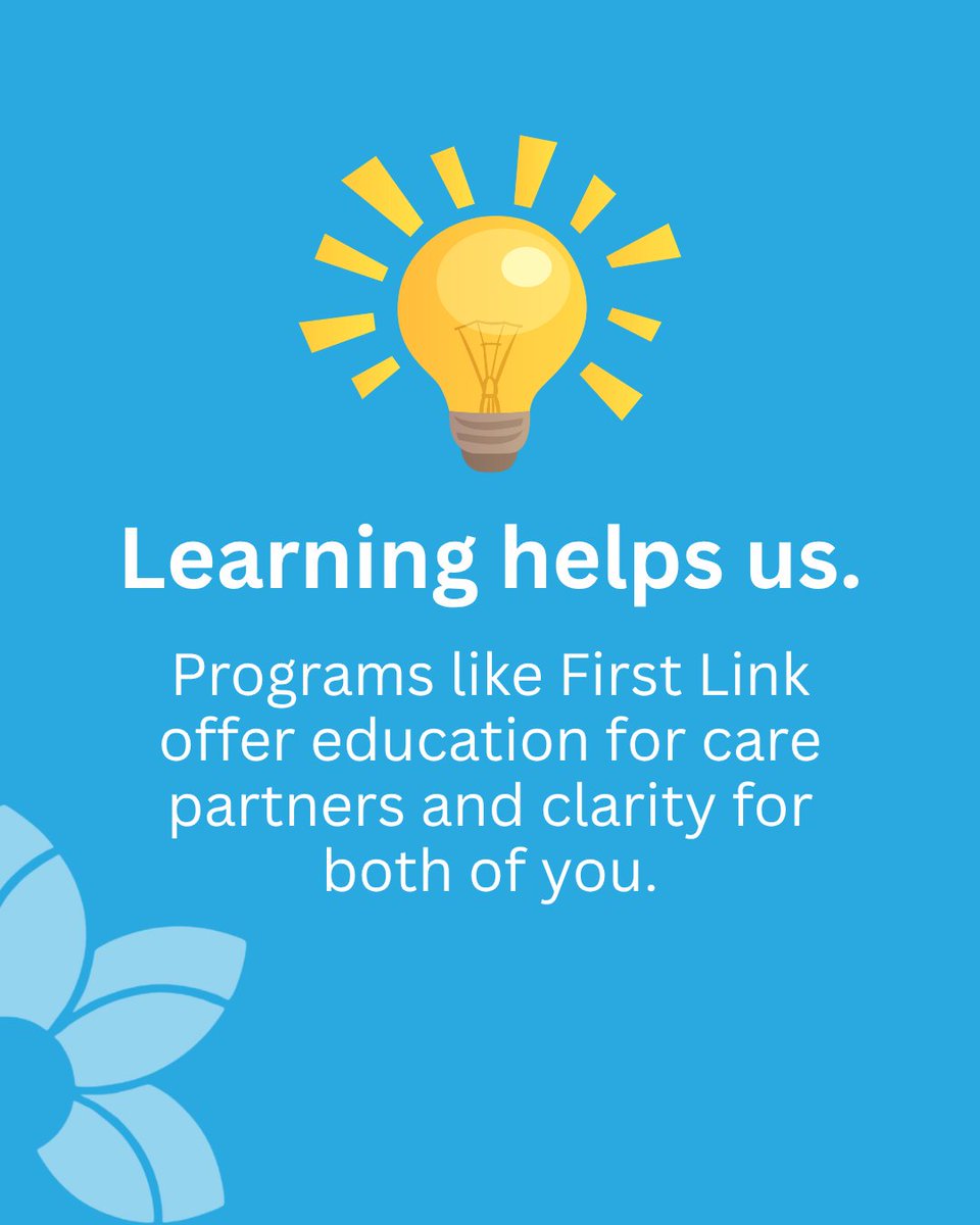 People living with dementia often need more time to find the right words. That doesn’t mean they don’t know the answer.

Care partners can help by pausing before jumping in, and by learning more about how communication changes over time.

#Dementia #ListeningMatters #FirstLink