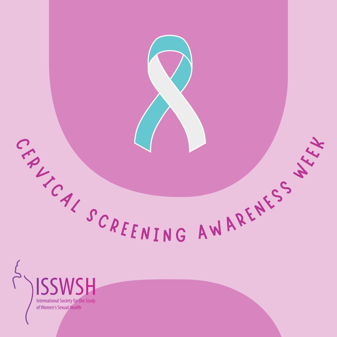 Cervical Screening Awareness Week is June 19-24! Promote regular cervical screening &amp; address concerns or fears related to the test. Encourage women to learn more about cervical health &amp; cancer prevention. #CervicalCancer #ISSWSH #WomensHealth

Learn more: cervicalcancerpreventionweek.com