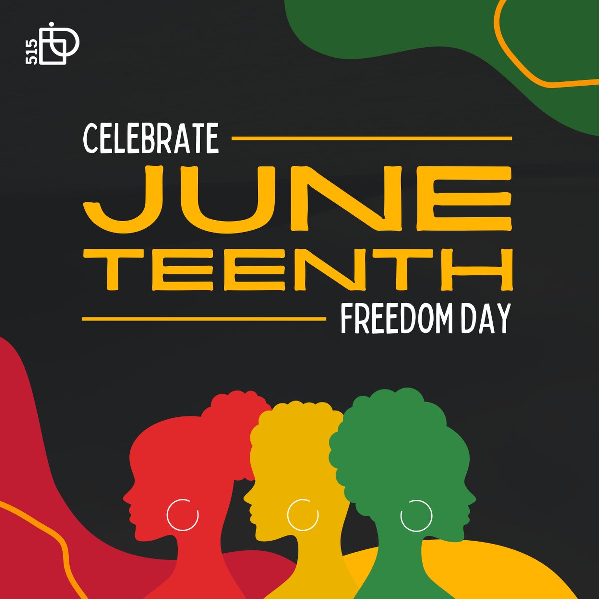 Today, we celebrate Juneteenth! This day is  powerful reminder of resilience, liberation, and the ongoing fight for equity. At Pi515, we’re committed to creating spaces where young diverse minds, are empowered to innovate, lead, and thrive.

#Juneteenth #FreedomDay #pi515