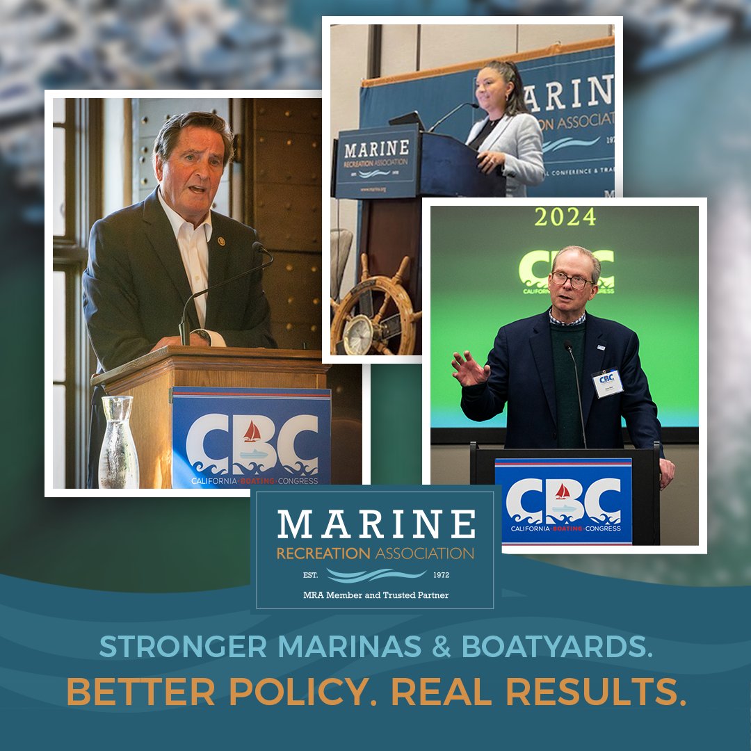📸 From impactful conferences to key legislative wins, MRA is constantly working to elevate the marine recreation industry in California
marina.org 
#MRAImpact #BoatingIndustry #YourMRA #ThrowbackThursday #MarineRecreationAssociation #MarinaProgress