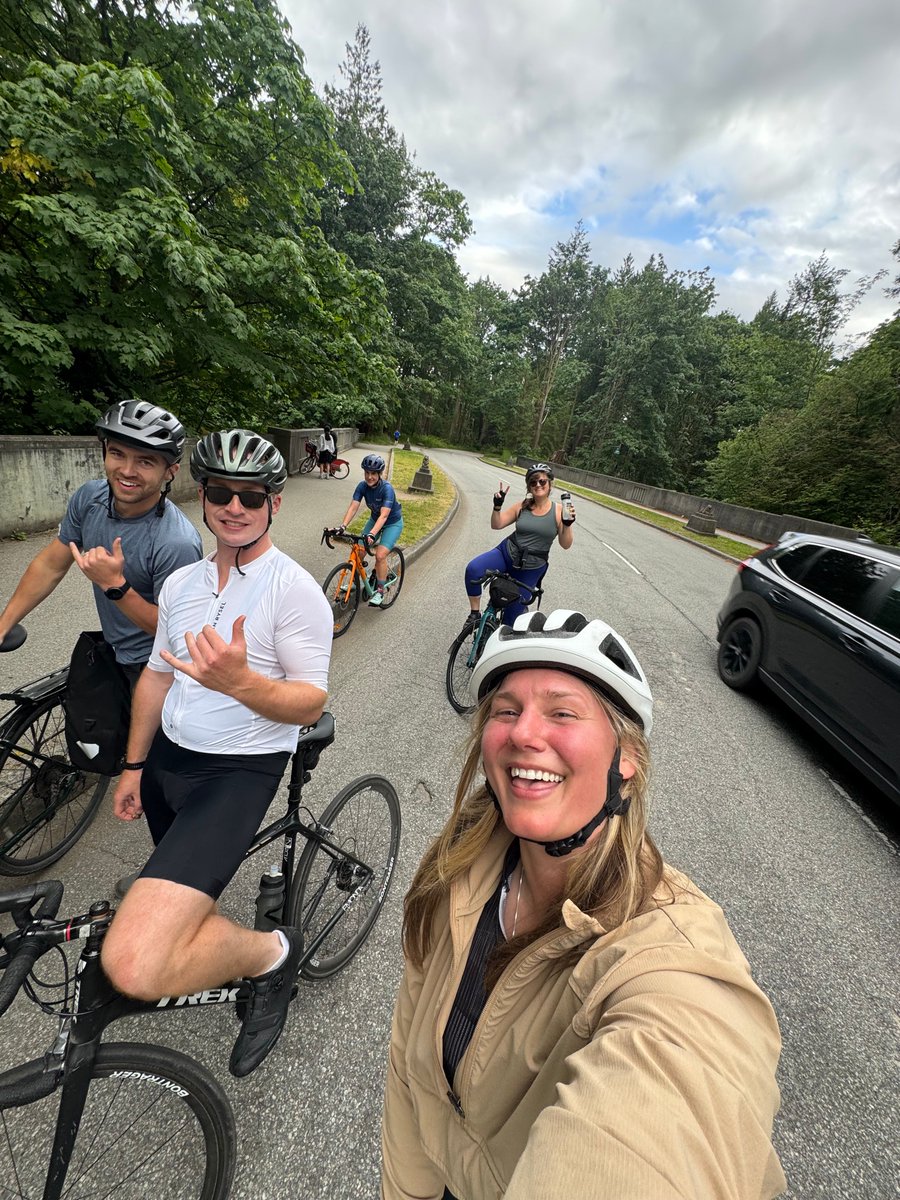 ULIBC's tweet image. It was a beauty evening for our first Cycle Club of 2025! Equipped with seeing the ecological restoration by Spanish Banks, unearthing one of the buried rivers!
Special thanks to our Cycle Club organizer, Kelly Hager!
#ULIBC #YLG #CycleClub