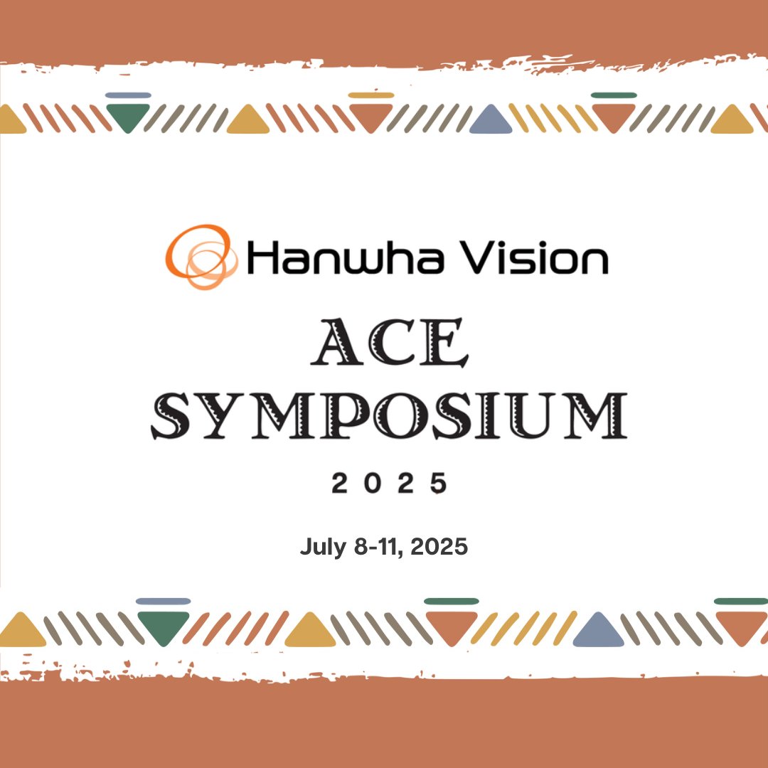 Counting down to Hanwha Vision’s ACE Symposium, July 8-11, 2025! 📆

We’re excited to gather with industry leaders and sponsors to share meaningful insights, explore future-focused strategies, and drive innovation beyond expectations.

#ACESymposium2025 #Innovation