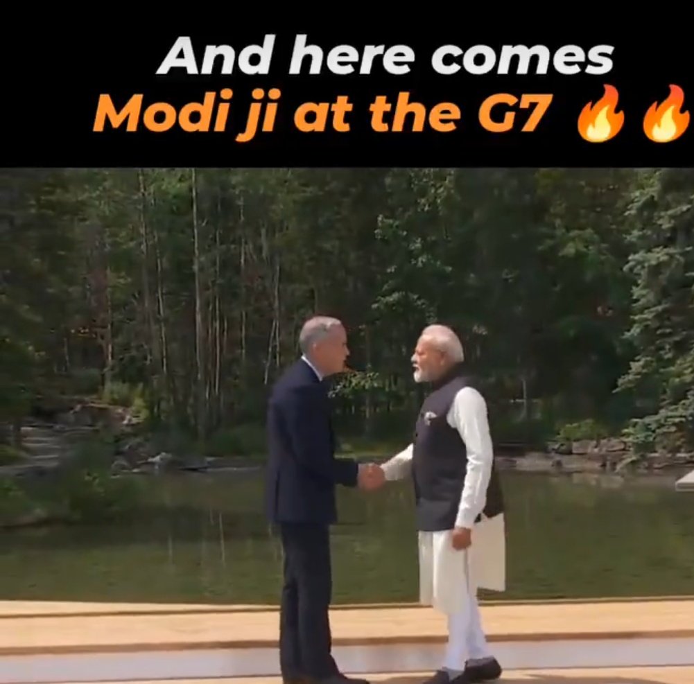 imamtasharma's tweet image. जलवा ए मोदी जी

Wo bole aakar dikhao...lo aa gaye

Abb pannu tum akar dikhao 
#ModiAtG7