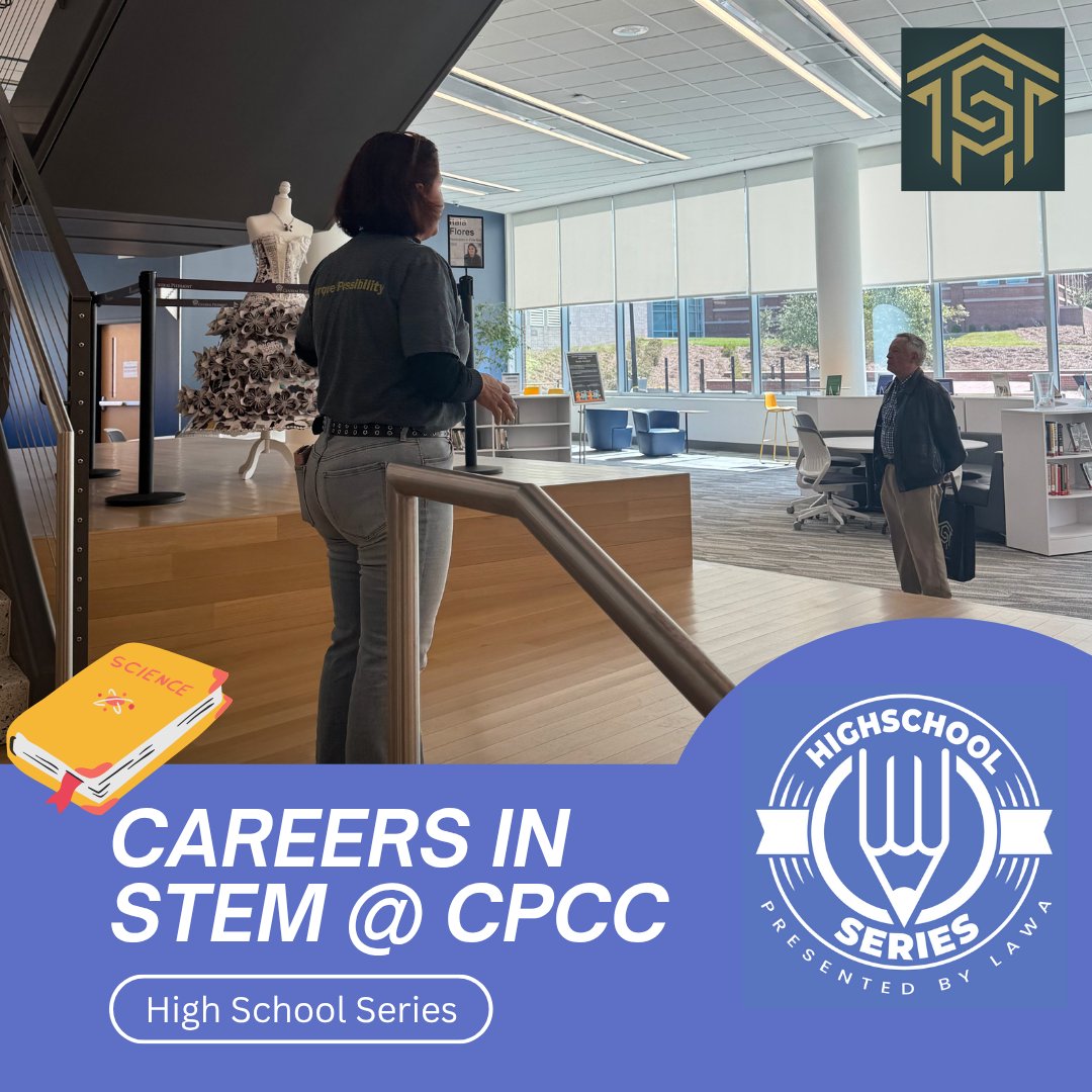 ⭐High School Series Workshop⭐

Thank you to @centralpiedmontcc for hosting us! During this workshop, students learned about Careers in STEM while touring the campus.

Want to be part of the next workshop? Stay tuned for future dates!
.
.
.
.
 #lawanc #lawahss #CPCC