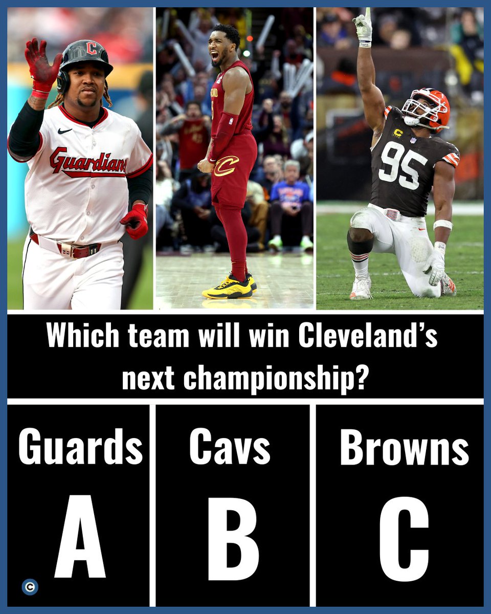 Which team’s gonna be the one to finally bring glory back to The Land? Drop your predictions below. 

Picture: clevelanddotcom