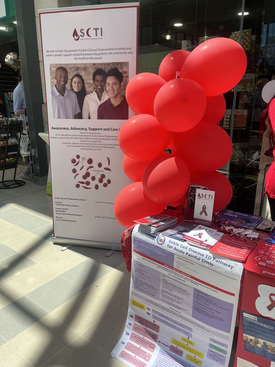 hnhcp's tweet image. World Sickle Day in St James’s Dublin