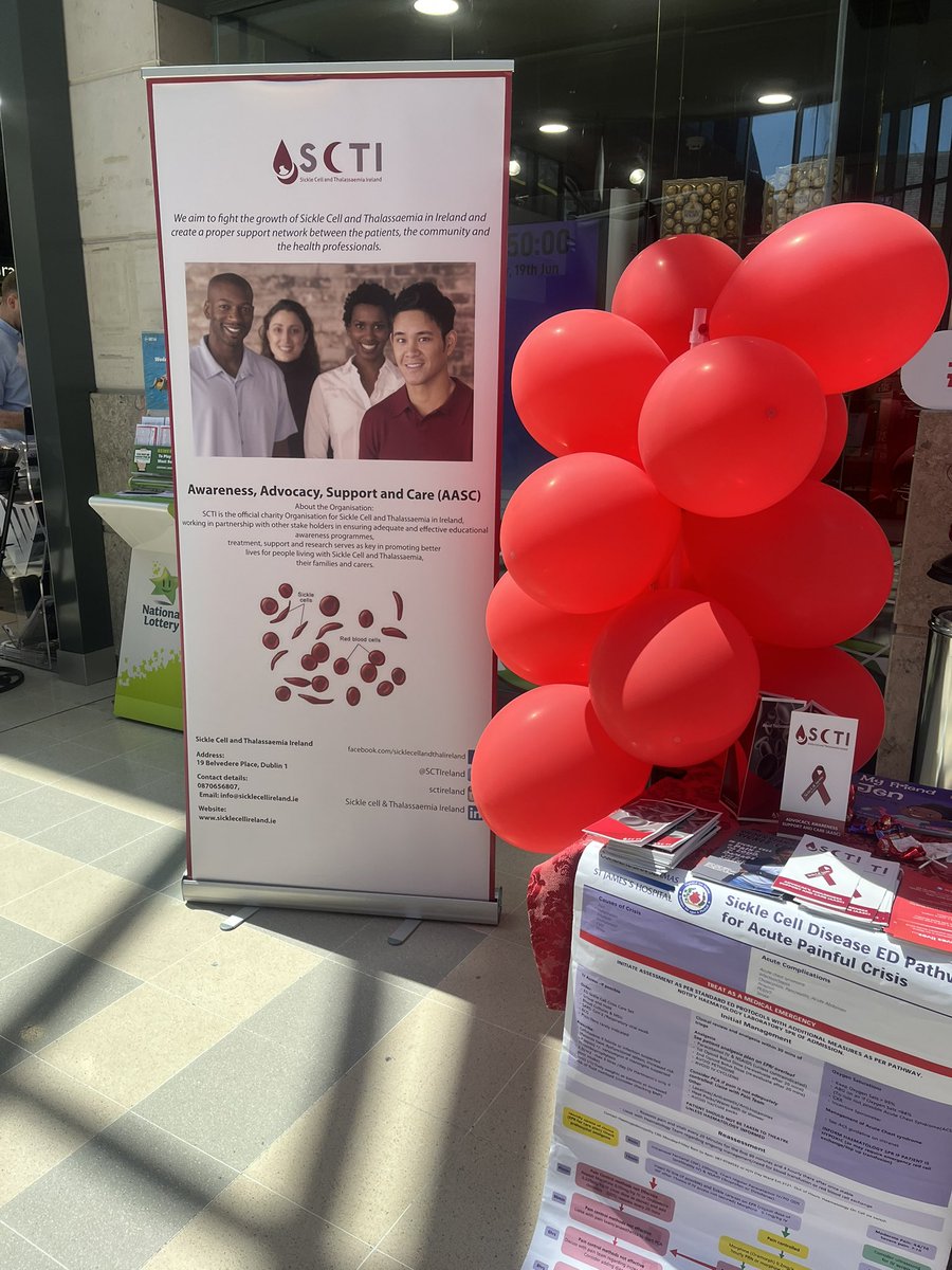 hnhcp's tweet image. World Sickle Day in St James’s Dublin