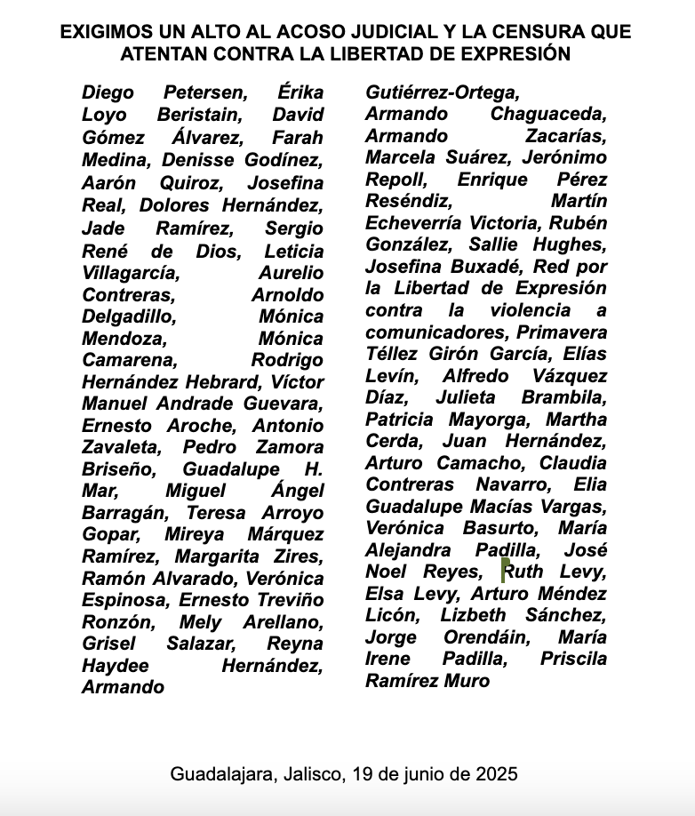 Observatorio sobre Libertad de Expresión tweet media