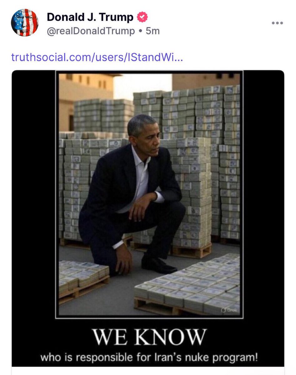 Trump just posted this on Truth.