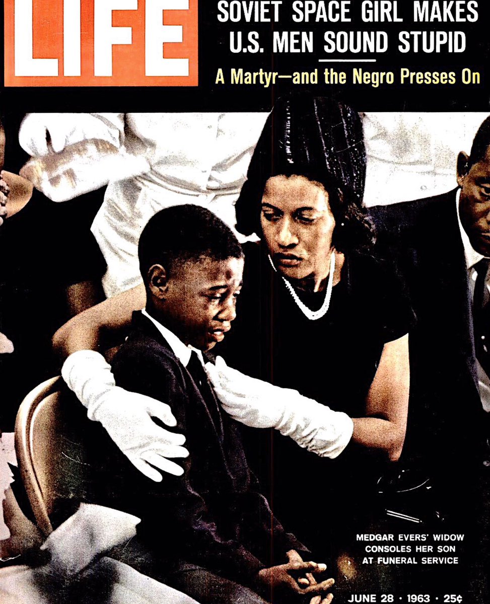 On June 19, 1963, civil rights leader Medgar Evers, who had been assassinated on June 12, was laid to rest in Arlington National Cemetery with full military honors in front of a crowd of more than 3,000