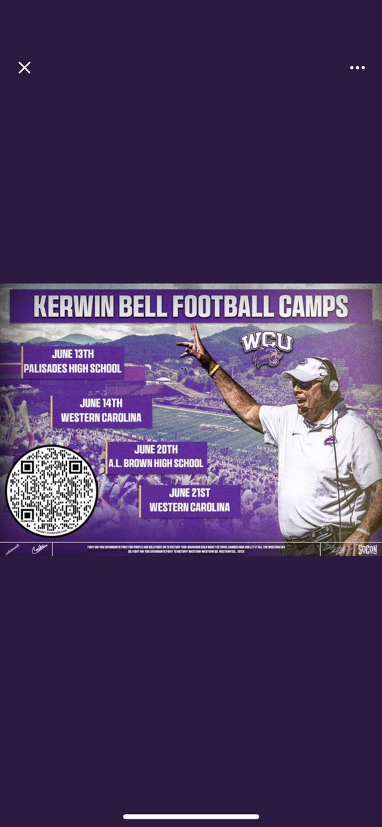 Connor McFadden (@mcfaddenconnor1) on Twitter photo I will be at Western Carolina camp tommorow <a href="/CoachCochran58/">Brian Cochran</a> <a href="/WCUCoachO/">Jerry Odom</a> <a href="/CoachWellsWCU/">Rylan Wells</a> <a href="/CoachKerwinBell/">Kerwin Bell</a> I will be at Western Carolina camp tommorow <a href="/CoachCochran58/">Brian Cochran</a> <a href="/WCUCoachO/">Jerry Odom</a> <a href="/CoachWellsWCU/">Rylan Wells</a> <a href="/CoachKerwinBell/">Kerwin Bell</a>