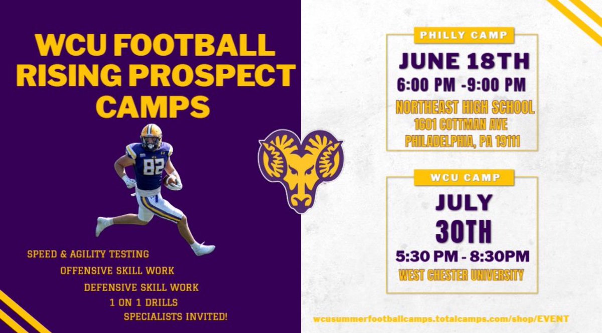 Jared Higginbotham (@jared_newera0) on Twitter photo Will be attending <a href="/WCUGoldenRamsFB/">West Chester Golden Rams Football</a> camp July 30, Excited to compete‼️ <a href="/WCU_CoachGreco/">Duke Greco</a> <a href="/WcuCoachDez/">Coach Dez</a> <a href="/WingTPasser/">Paul Fargo 🔴⚪️🏈🏆</a> <a href="/SoudyFB/">Souderton Football</a> <a href="/CoachBZJ/">Bill Zwaan</a> <a href="/OsagieOsunde/">CoachO</a> <a href="/CoachAJMadness/">Arlan Johnson</a> <a href="/EdOBrienCFB/">EdOBrienCFB</a> <a href="/PRZVicCastillo/">VicCastilloPRZ</a> <a href="/PrepRedzoneNext/">Prep Redzone 𝙉𝙀𝙓𝙏 🏈</a> <a href="/PARisingStar/">PA Rising Star</a> <a href="/KendraHigginbo3/">Kendra Higginbotham</a> Will be attending <a href="/WCUGoldenRamsFB/">West Chester Golden Rams Football</a> camp July 30, Excited to compete‼️ <a href="/WCU_CoachGreco/">Duke Greco</a> <a href="/WcuCoachDez/">Coach Dez</a> <a href="/WingTPasser/">Paul Fargo 🔴⚪️🏈🏆</a> <a href="/SoudyFB/">Souderton Football</a> <a href="/CoachBZJ/">Bill Zwaan</a> <a href="/OsagieOsunde/">CoachO</a> <a href="/CoachAJMadness/">Arlan Johnson</a> <a href="/EdOBrienCFB/">EdOBrienCFB</a> <a href="/PRZVicCastillo/">VicCastilloPRZ</a> <a href="/PrepRedzoneNext/">Prep Redzone 𝙉𝙀𝙓𝙏 🏈</a> <a href="/PARisingStar/">PA Rising Star</a> <a href="/KendraHigginbo3/">Kendra Higginbotham</a>