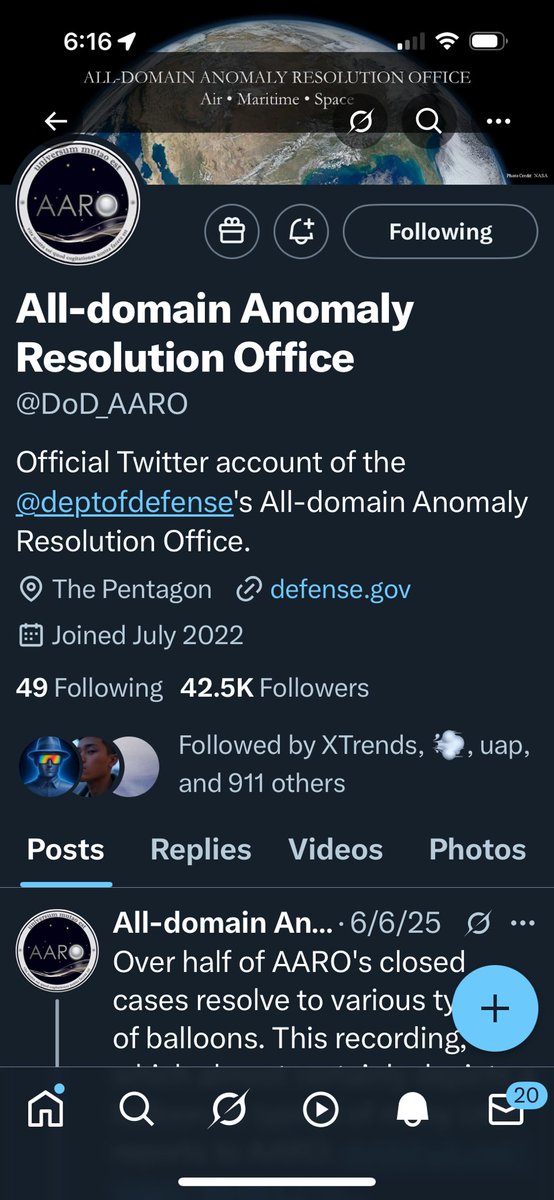 We’ll know <a href="/DoD_AARO/">All-domain Anomaly Resolution Office</a> is becoming a serious agency when they follow Ask a Pol UAPs (publicly, at least…). 

Until then, let’s talk about what a failure AARO has been, according to Congress, at the very least.