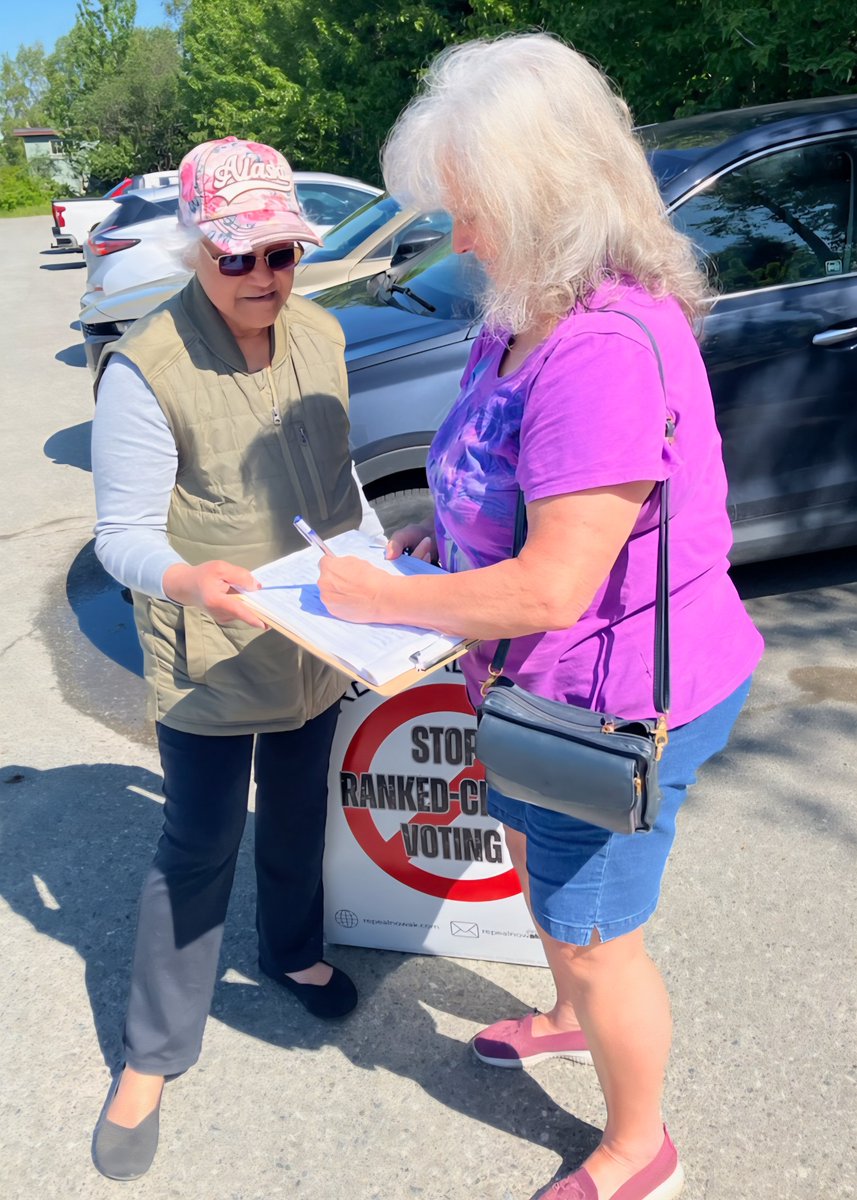 repealnowak's tweet photo. 👉Anchorage! Stop🛑by Tudor Bingo from 4:30 to 6pm on Sun. 6/22 to sign the official petition to #RepealRankedChoiceVoting in Alaska! 1436 E Tudor Rd. #StopRCV https://t.co/rEw14O4ewy