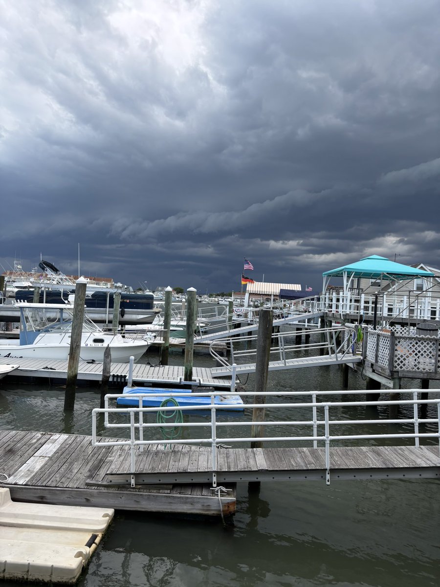 Storms knocking on the door in Wildwood.