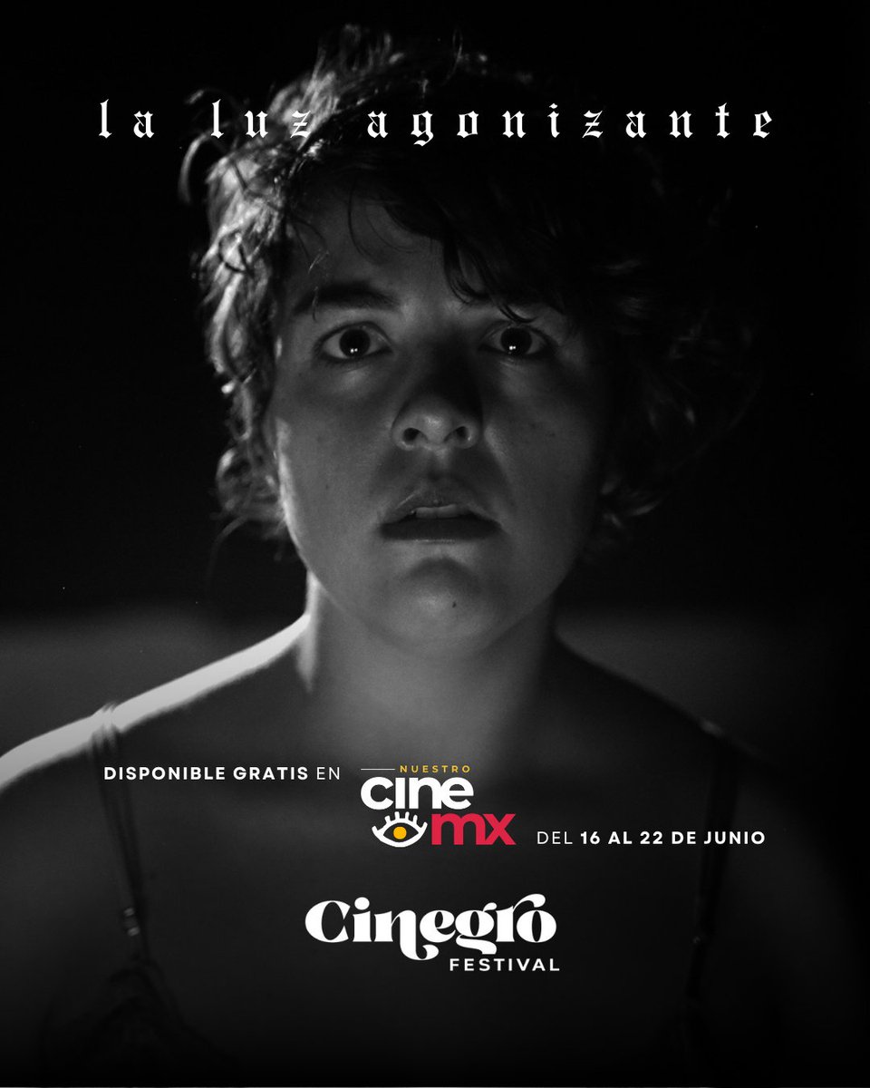 R∀FAEL Martínez-García (@rafaelmtzgarcia) on Twitter photo Nuestro cortometraje #LaLuzAgonizante está disponible en <a href="/nuestrocinemx/">Nuestro Cine MX</a>, completamente GRATIS hasta el 22 de junio, como parte de la Muestra de Cine Guerrerense en línea del <a href="/CinegroFestival/">Cinegro Festival</a>. 🙌🤩 ¡Pasen a verlo!
👉 nuestrocine.mx/detail/1800 Nuestro cortometraje #LaLuzAgonizante está disponible en <a href="/nuestrocinemx/">Nuestro Cine MX</a>, completamente GRATIS hasta el 22 de junio, como parte de la Muestra de Cine Guerrerense en línea del <a href="/CinegroFestival/">Cinegro Festival</a>. 🙌🤩 ¡Pasen a verlo!
👉 nuestrocine.mx/detail/1800