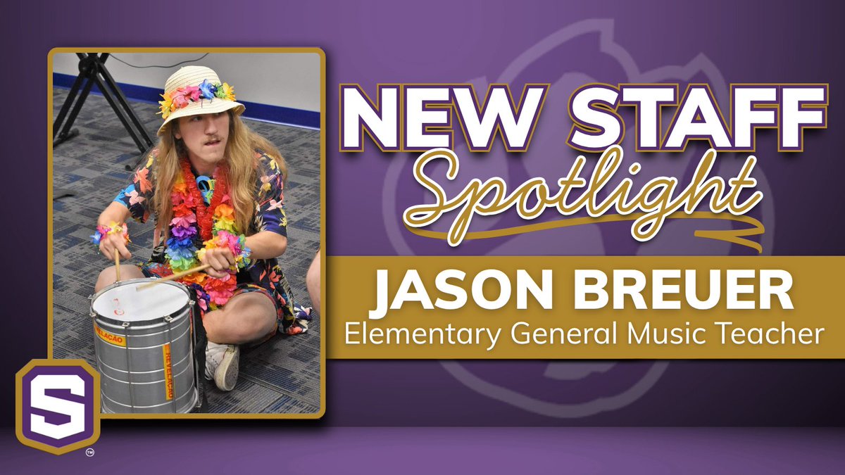 Let’s welcome Jason Breuer, our new elementary general music teacher! 🎵

“I can’t wait to invite my first year students to the wonderful world of music,” he says.

We’re thrilled to have Jason on our team! 🐅