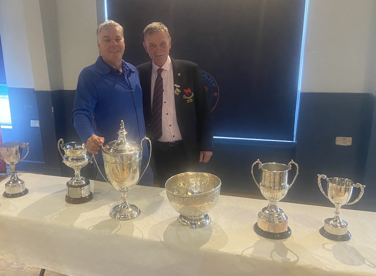 Delighted to chat with <a href="/ClontarfRugby/">Clontarf Rugby Club</a> new President Austin Foxe about the strategy to retain all these trophies next season and to add one from the J2s #whoarewe