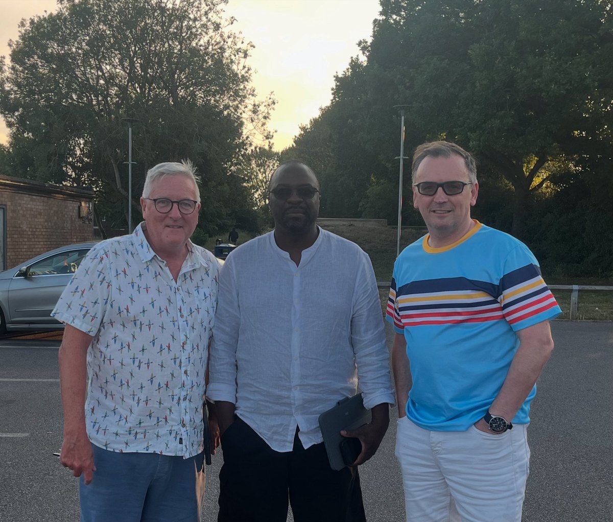 Great to catch up with Cllr Chris Moyo (Police Liaison Rep) and Cllr Steve O’Brien to hear about the positive work happening across Corby. 

✅ More PCSOs on the streets
✅ Increased patrols in busy areas
✅ Stronger partnership working

#Corby #CommunitySafety #StrongerTogether