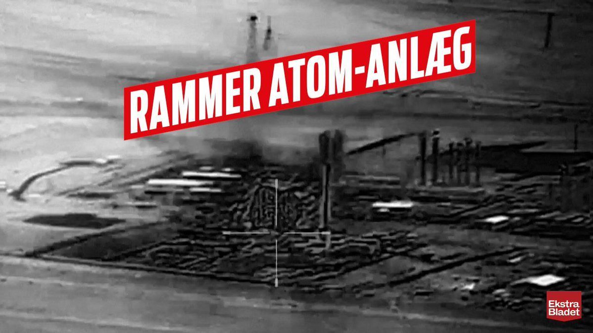 Israel deler video: Atomanlæg ramt i angreb ekstrabladet.dk/nyheder/krigog…