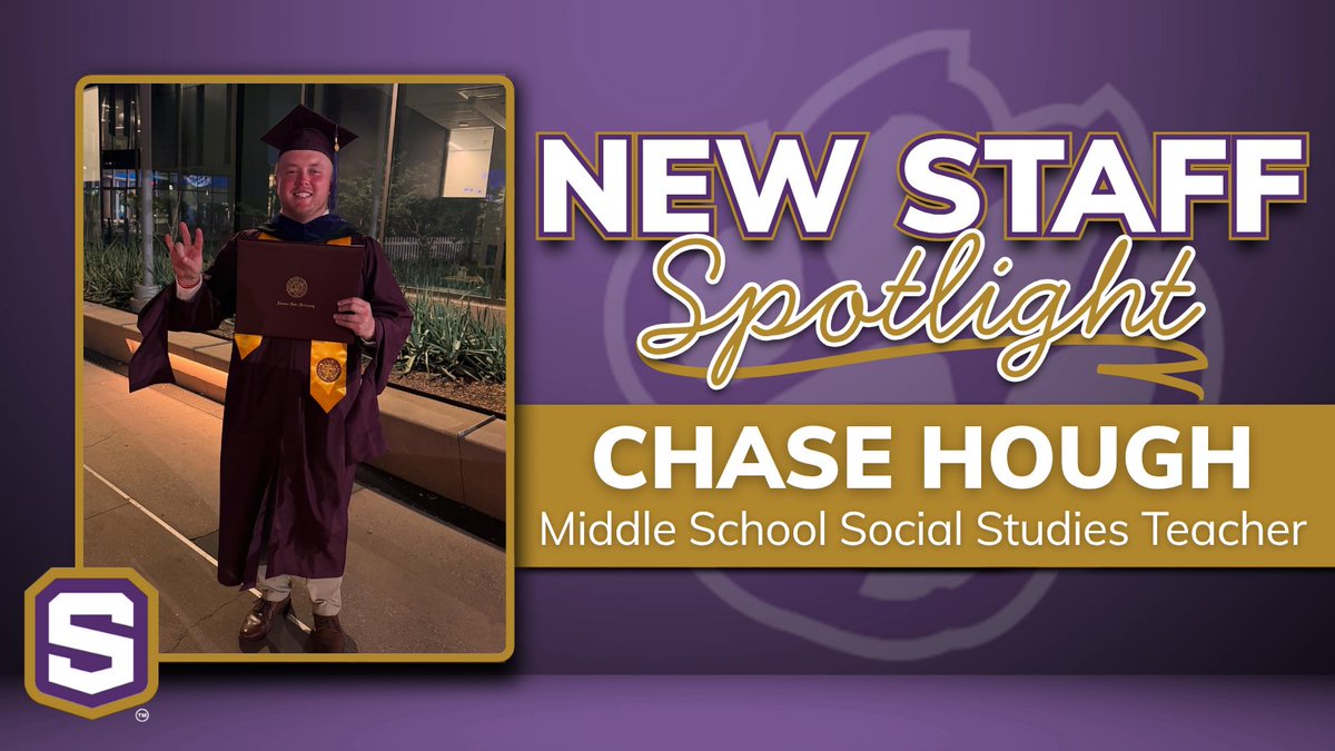 Say hello to Chase Hough, our new middle school social studies teacher! 📖

He is excited to be a role model and hopes to inspire students to be the best version of themselves.

Welcome, Chase! 🐅