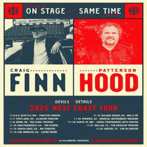 mxdwn's tweet image. Craig Finn (@steadycraig) &amp;amp; @pattersonhood  Announce Fall 2025 Co-Headlining U.S. Tour Dates

music.mxdwn.com/2025/06/19/new…

#craigfinn #pattersonhood #theholdsteady #drivebytruckers