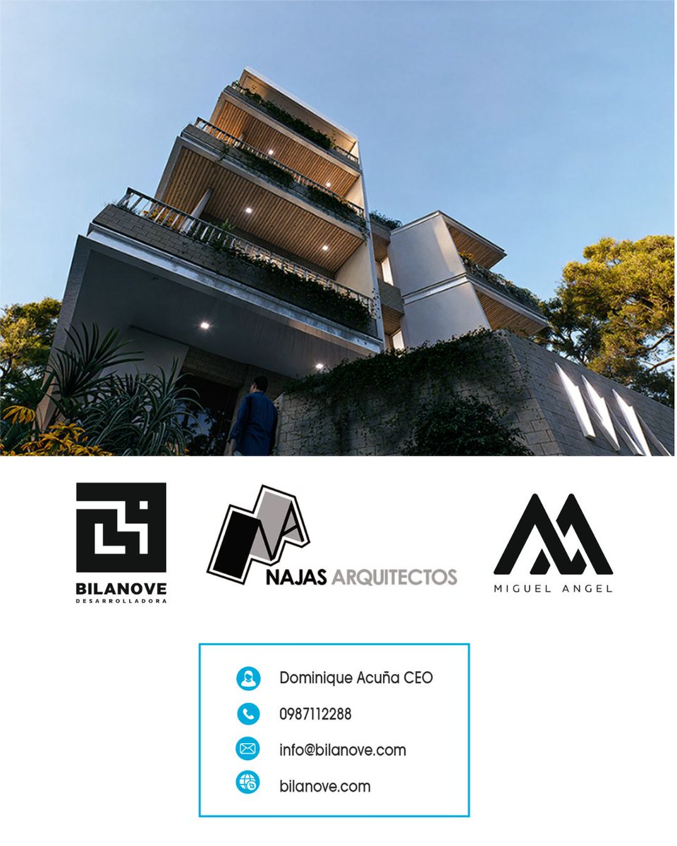 Miguel Ángel, un desarrollo exclusivo de Bilanove con Najas Arquitectos que fusiona naturaleza, funcionalidad y diseño en un entorno de alta plusvalía. Ubicado en Tumbaco. 

Conoce los detalles aquí: clave.com.ec/bilanove-entre…