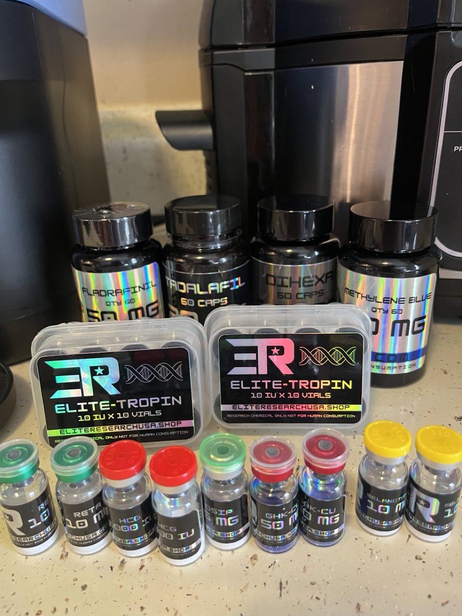 $600 ELITERESEARCH GIVEAWAY

SITE IS BACK LIVE

INJECTABLES (pump, fat burn, and sleep research) ARE HERE

30mg RETA IS HERE

GLOW CAPS ARE HERE

THE FINEST GENERIC GH IVE RESEARCHED WITH (EliteTropin) IS HERE

THE FAT-BURNING HOLY TRINITY, HERE

 and TONS MORE OF YOUR RESEARCH