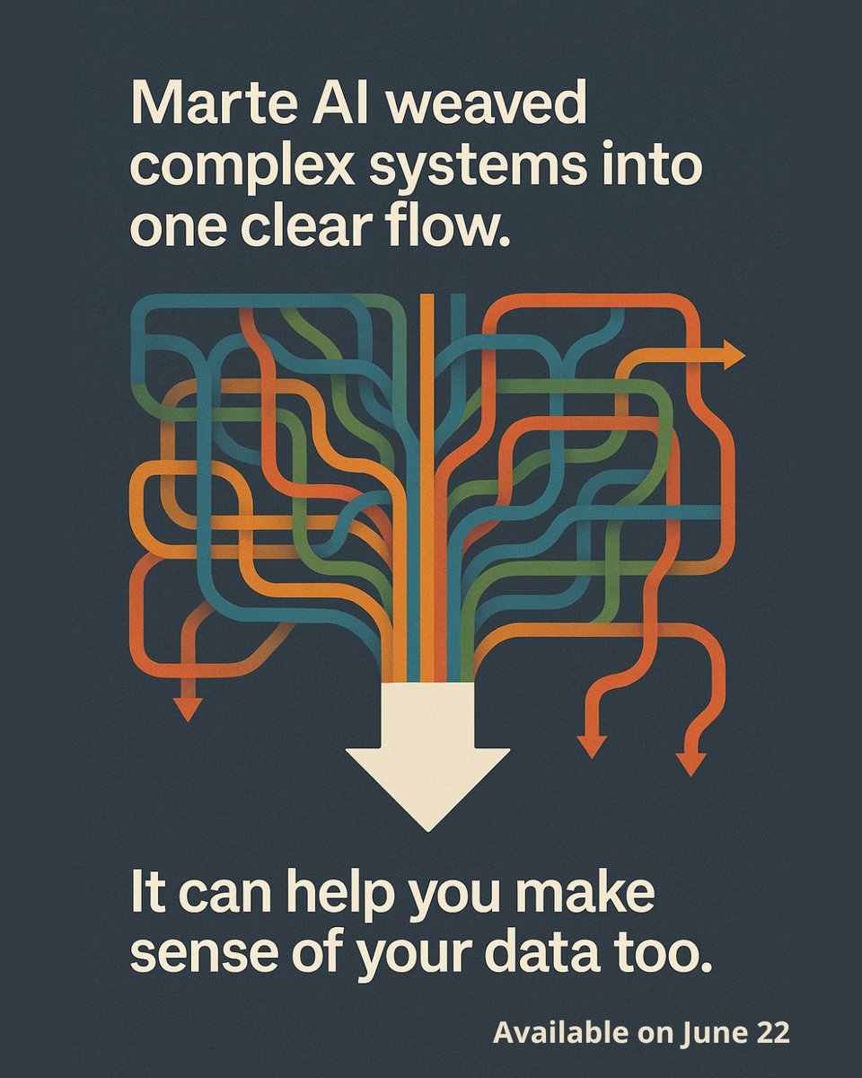 You’ve got thousands of data sources.
Hundreds of decisions.
Everything is messy.
Transform chaos into a single direction: forward.
Get ready to organize everything using AI on June 22 ➡️📊