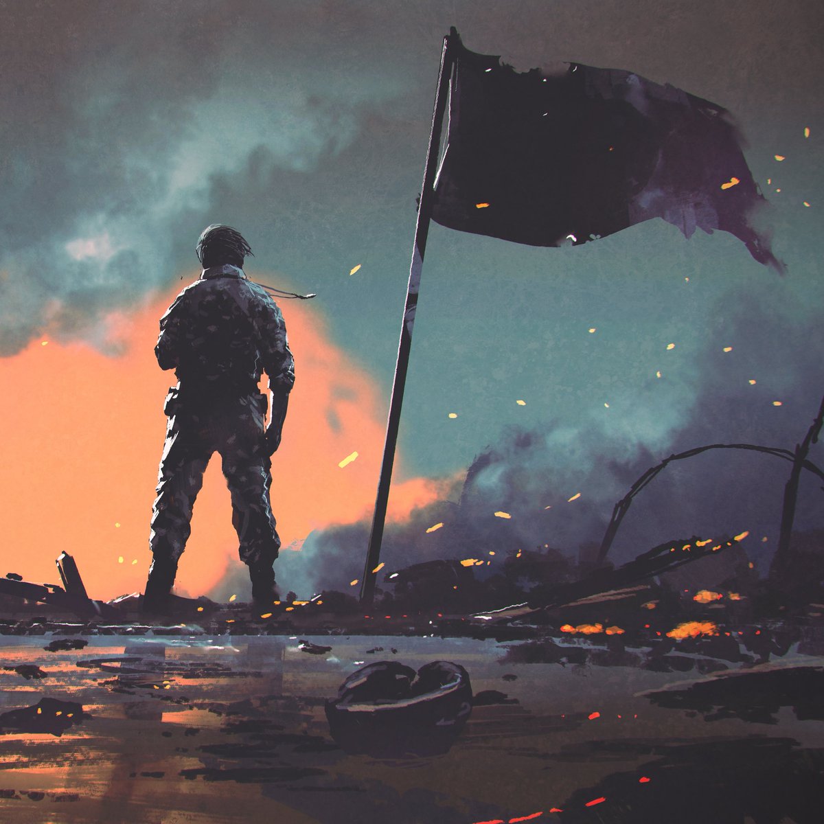 𝐓𝐡𝐞 𝐒𝐞𝐜𝐨𝐧𝐝 𝐂𝐨𝐦𝐢𝐧𝐠 
𝘉𝘺 𝘞𝘪𝘭𝘭𝘪𝘢𝘮 𝘉𝘶𝘵𝘭𝘦𝘳 𝘠𝘦𝘢𝘵𝘴

Turning and turning in the widening gyre   
The falcon cannot hear the falconer;
Things fall apart; the centre cannot hold;
Mere anarchy is loosed upon the world,
The blood-dimmed tide is loosed, and