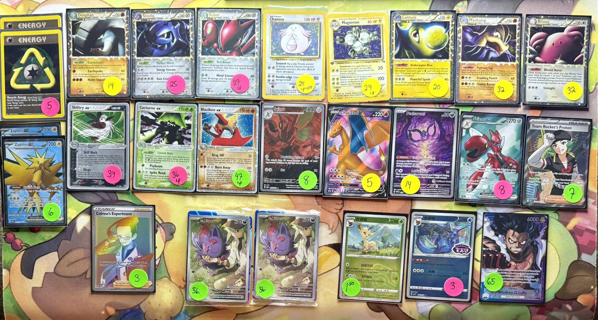 Leftovers! 🥗🍱

Comment the name of the card to claim. If I like your comment, the card is yours. 

Claim responsibly 

$1 PWE (up to 3 cards at your own risk) or $5 BMWT 

All orders are shipped in a top loader and sleeve 

PayPal, Zelle, &amp; Venmo (friends and family only) 

US