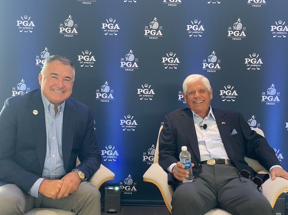 Looking forward to the 2027 PGA Championship set for Frisco, Texas. We’re thrilled to see Lone Star State Legend Lee Trevino alongside PGA of America President, and good friend of Grayhawk, Don Rea at the recent launch party.