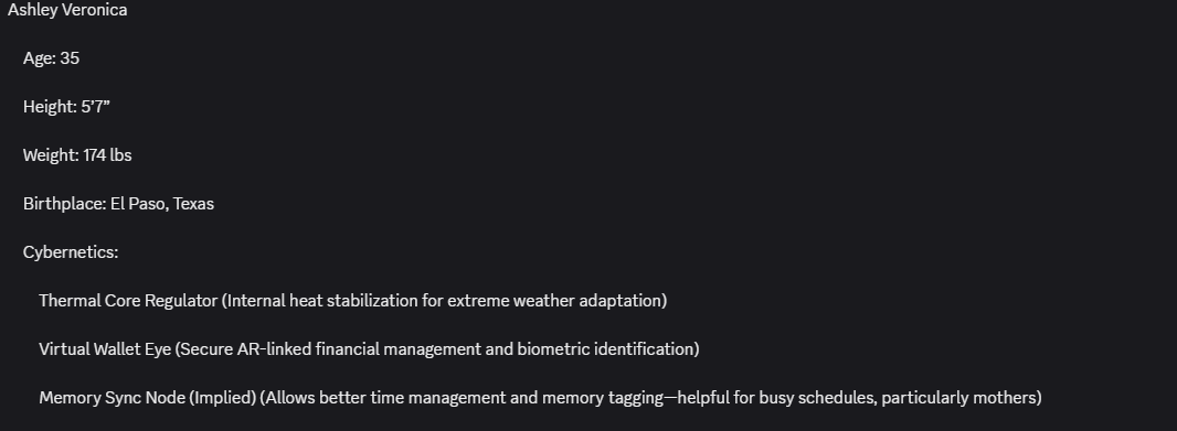 TheRangerP's tweet photo. Profile overview/Backstory https://t.co/zPOwS0k4kq