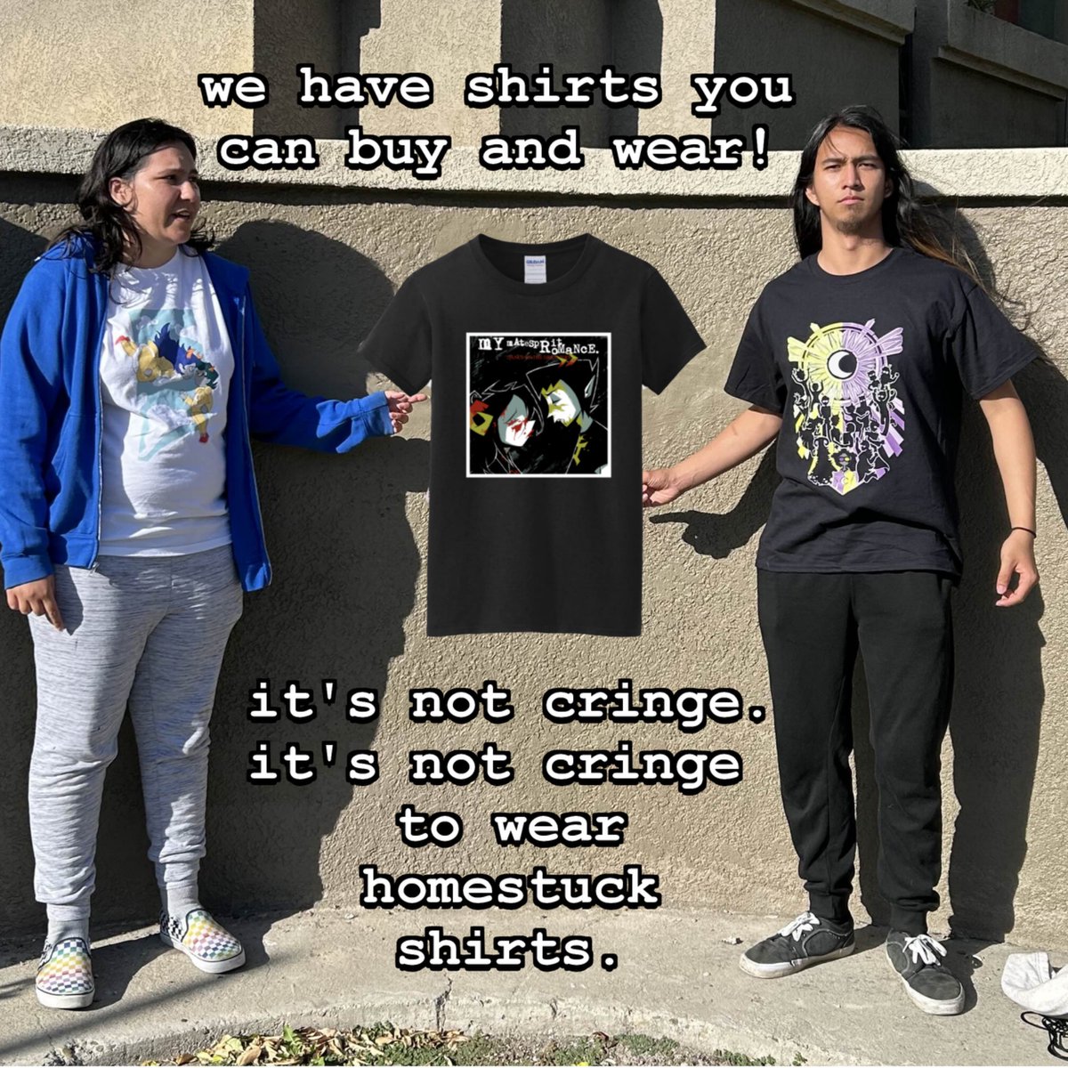 promstuck2025's tweet image. Cringe culture is dead, be free.
Merch preorders close June 30th!!
==> promstuck2025.bigcartel.com
#homestuck