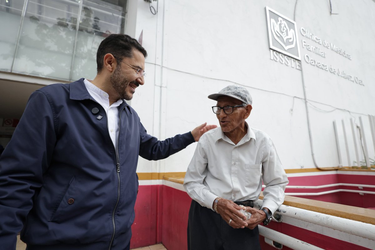 Estamos visitando unidades médicas del <a href="/ISSSTE_mx/">ISSSTE</a> en el estado de Oaxaca, en donde atiendo las solicitudes y comentarios de las y los derechohabientes y planeamos nuevas obras para ampliar la infraestructura de salud de nuestra institución. 

Seguiremos en territorio para