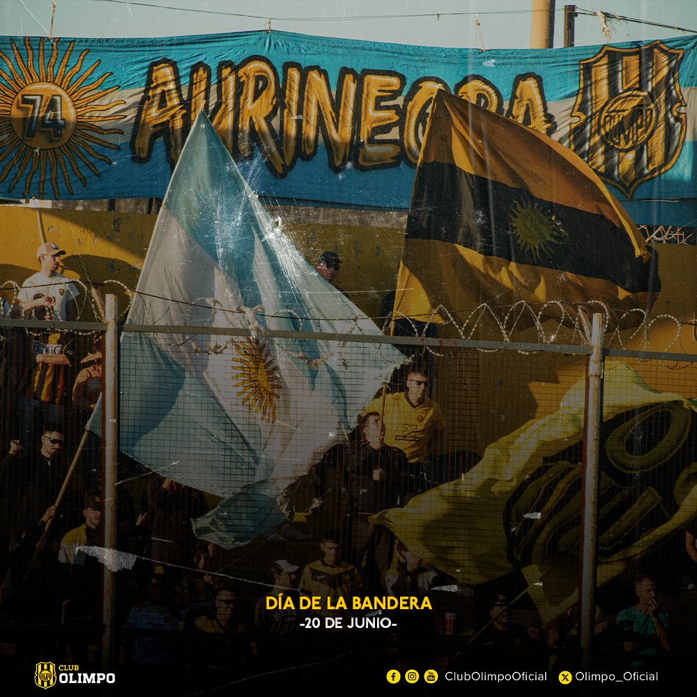 Olimpo_Oficial's tweet photo. 🇦🇷 𝗗𝗶́𝗮 𝗱𝗲 𝗹𝗮 𝗕𝗮𝗻𝗱𝗲𝗿𝗮

Es la bandera de la Patria mía 😍

💛🖤 https://t.co/QzEyoOa6GR