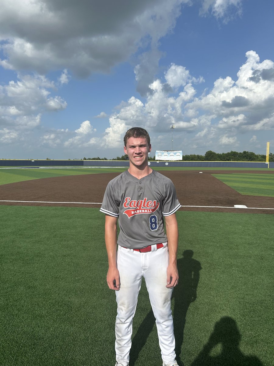 #DFWShowdown F: Texas Sports Black Wylie 6, NTX Eagles 6
PoG: <a href="/braydenwylie77/">Brayden Wylie</a> 7 IP, 3K, 2 ER, 0 BB
Hitter: Hayden Liddle 2-3, 2 RBI, R