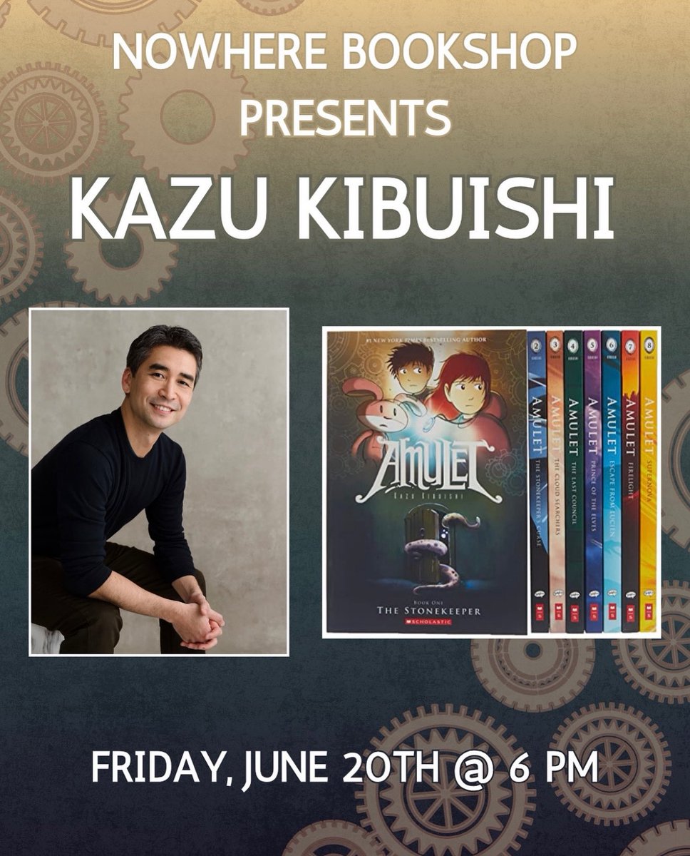 Kazu Kibuishi (@boltcity) on Twitter photo Tomorrow in San Antonio, Texas: Presentation and signing at Nowhere Bookshop at 6pm! <a href="/NowhereBookshop/">NowhereBookshop</a> Tomorrow in San Antonio, Texas: Presentation and signing at Nowhere Bookshop at 6pm! <a href="/NowhereBookshop/">NowhereBookshop</a>