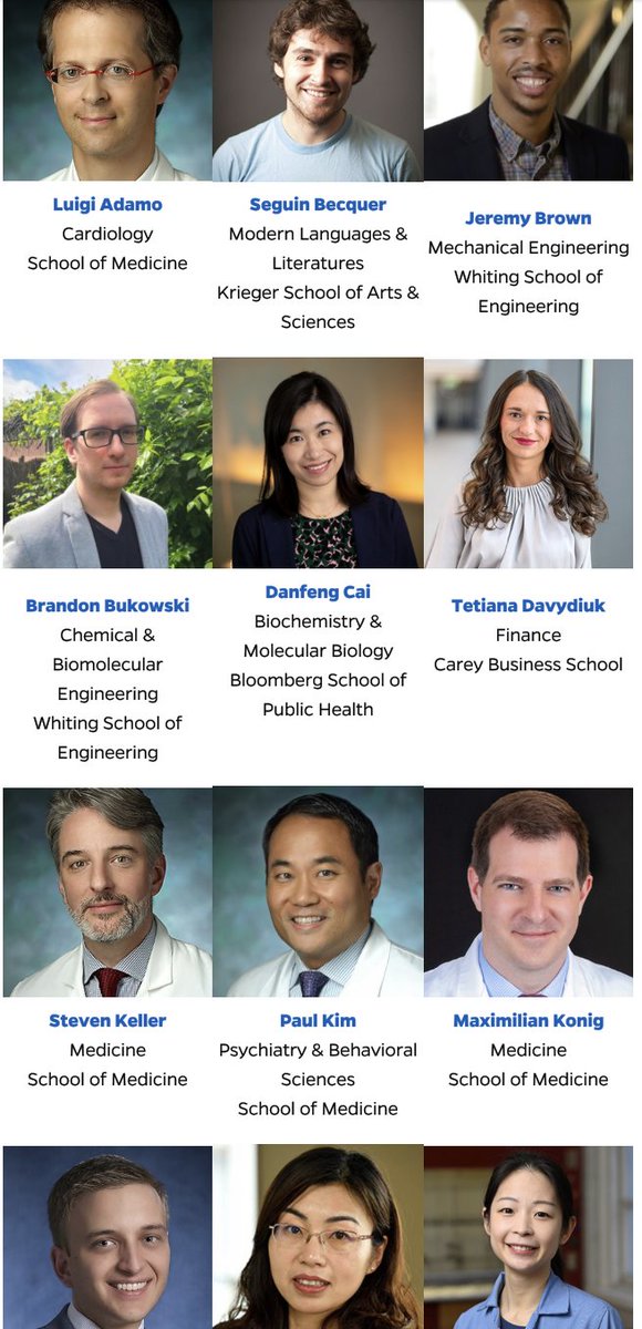 deniswirtz's tweet image. What a great privilege to get to know and support the truly stellar faculty at Johns Hopkins, especially early in their career.
We just announced the 2025 cohort of Catalyst Award recipients.
List: research.jhu.edu/major-initiati…