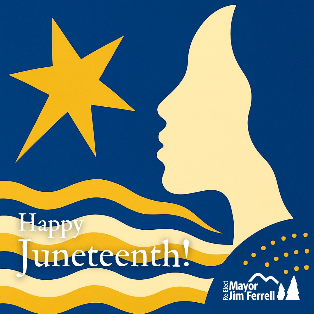 JimFerrellMayor's tweet photo. Today we celebrate Juneteenth, marking the day that the last enslaved Americans finally learned that they were free. 

I’m proud of Federal Way’s spirit of unity, and I invite everyone to honor this milestone by reflecting on our history and the value of our freedoms. https://t.co/CYFd6fsxt1