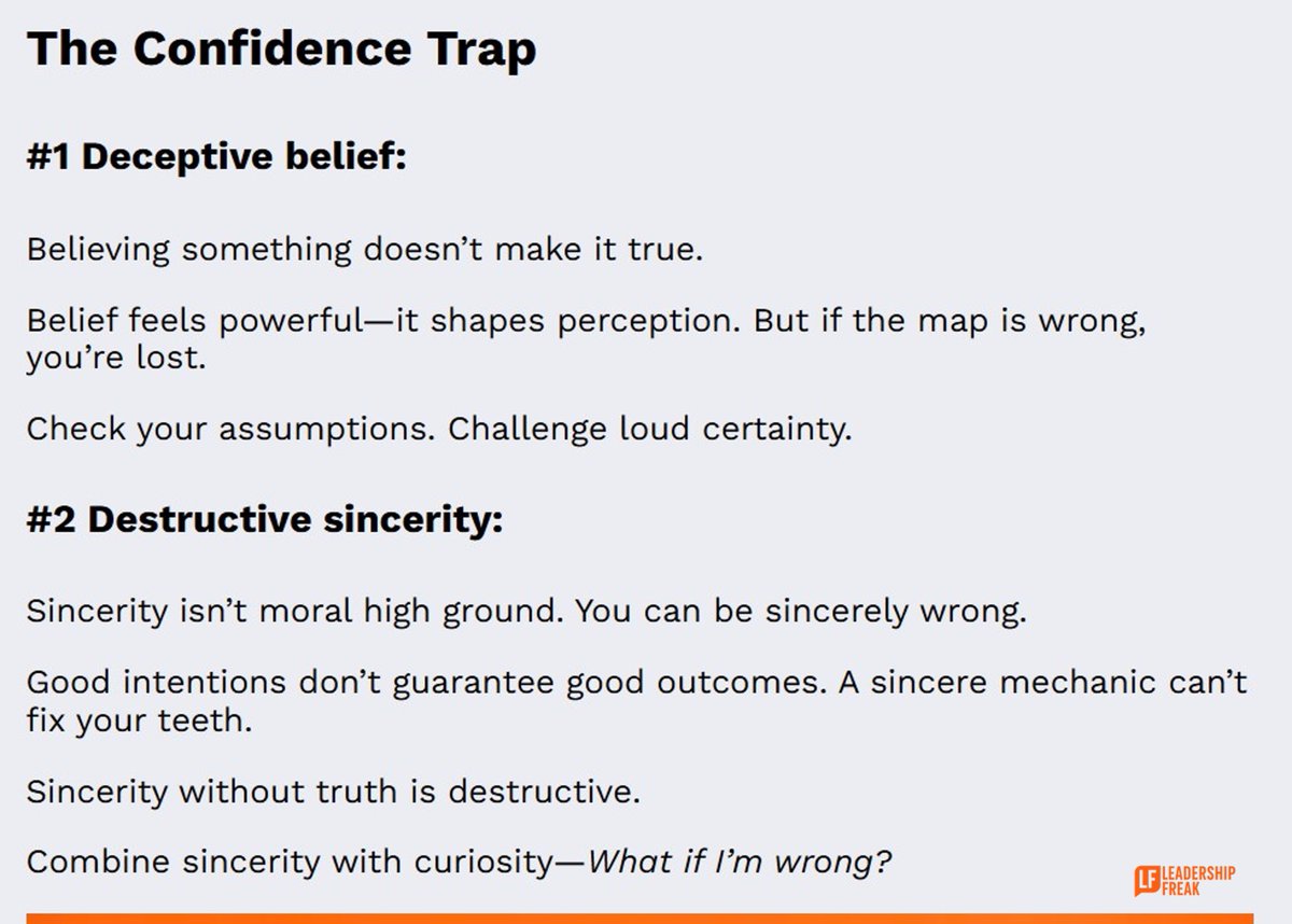 Dan Rockwell (@leadershipfreak) on Twitter photo The Confidence Trap
leadershipfreak.blog/2025/06/19/con… The Confidence Trap
leadershipfreak.blog/2025/06/19/con…