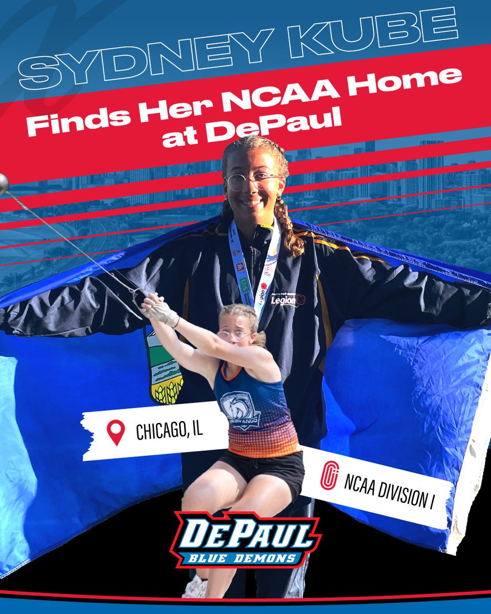 Streamline Athletes (@streamlinetf) on Twitter photo From St. Albert to NCAA D1 🎓💥
Canadian hammer thrower Sydney Kube has committed to <a href="/DePaulU/">DePaul University</a>!
She shares her recruitment story, insights, and what helped her stand out.
👇 Read it here:
🔗 l8r.it/ZijA From St. Albert to NCAA D1 🎓💥
Canadian hammer thrower Sydney Kube has committed to <a href="/DePaulU/">DePaul University</a>!
She shares her recruitment story, insights, and what helped her stand out.
👇 Read it here:
🔗 l8r.it/ZijA