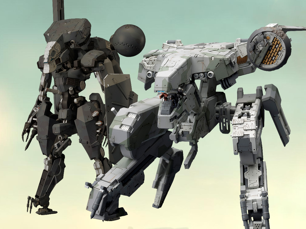 The 1/100 Scale Metal Gear REX and Sahelanthropus (Black Ver.) model kits  are making their return! Reissued and ready for pre-orderperfect for Metal  Gear Solid fans and model kit collectors alike.
