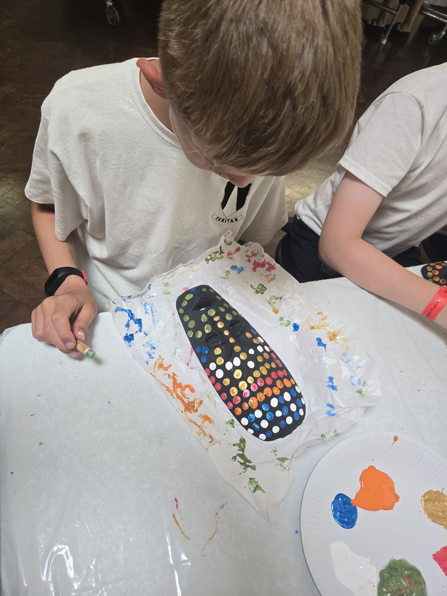 JacintaSCOS's tweet photo. African mask making #StCathsArt #StCathsDT https://t.co/pWNm9sNxGT