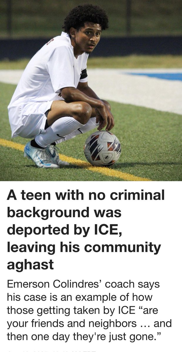 For 19-year-old Emerson Colindres, it was supposed to be a routine check-in with Immigration and Customs Enforcement. It turned out to be a trap. He never returned home.
I don’t know who we are anymore.